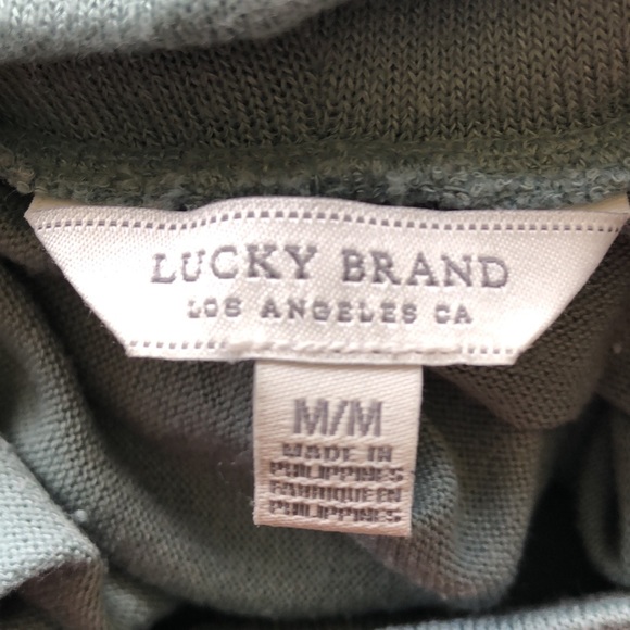 Lucky Brand Women’s Oversized Mock Turtle Neck Drop Shoulder Sweater - Picture 3 of 5